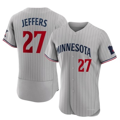 Men's Ryan Jeffers Minnesota Twins Authentic Gray Road Jersey