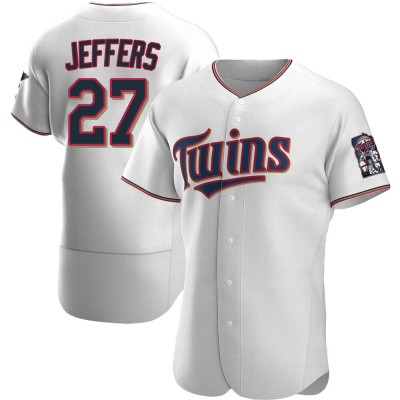 Men's Ryan Jeffers Minnesota Twins Authentic White Home Jersey