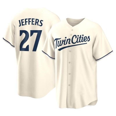 Men's Ryan Jeffers Minnesota Twins Replica Cream Alternate Jersey