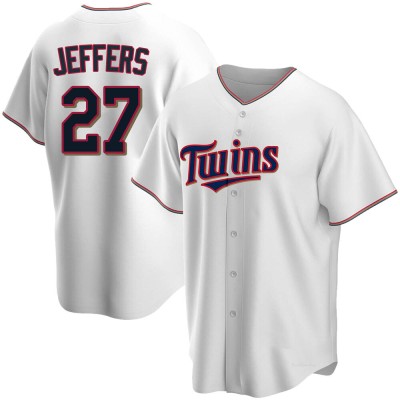 Men's Ryan Jeffers Minnesota Twins Replica White Home Jersey