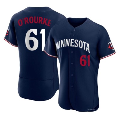 Men's Ryan O'rourke Minnesota Twins Authentic Navy Ryan O'Rourke Alternate Jersey