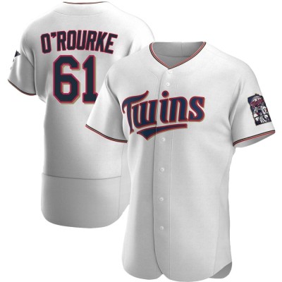 Men's Ryan O'rourke Minnesota Twins Authentic White Ryan O'Rourke Home Jersey