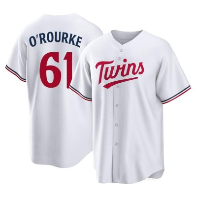 Men's Ryan O'rourke Minnesota Twins Replica White Ryan O'Rourke Home Jersey