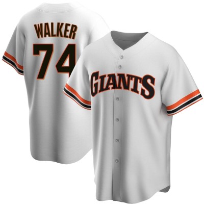 Men's Ryan Walker San Francisco Giants Replica White Home Cooperstown Collection Jersey