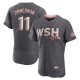 Men's Ryan Zimmerman Washington Nationals Authentic Gray 2022 City Connect Jersey