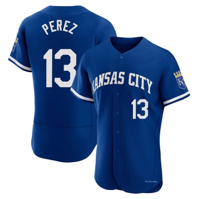 Men's Salvador Perez Kansas City Royals Authentic Royal 2022 Alternate Jersey