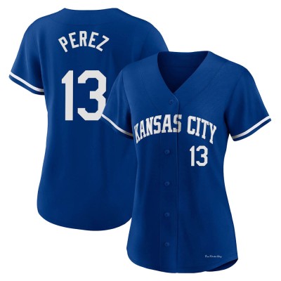 Men's Salvador Perez Kansas City Royals Replica Royal 2022 Alternate Jersey