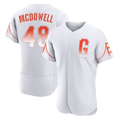 Men's Sam Mcdowell San Francisco Giants Authentic White 2021 City Connect Jersey