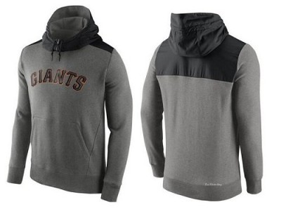 Men's San Francisco Giants Gray Hybrid Hoodie