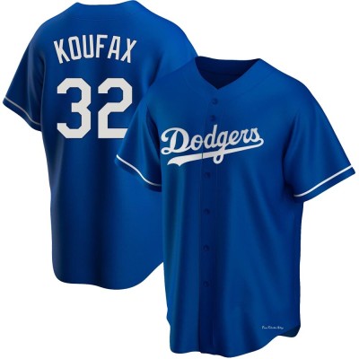 Men's Sandy Koufax Los Angeles Dodgers Replica Royal Alternate Jersey