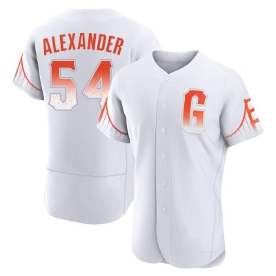 Men's Scott Alexander San Francisco Giants Authentic White 2021 City Connect Jersey