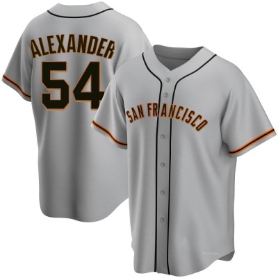 Men's Scott Alexander San Francisco Giants Replica Gray Road Jersey