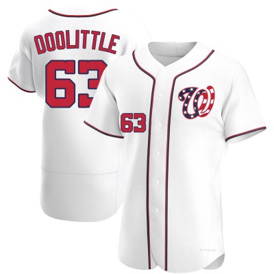 Men's Sean Doolittle Washington Nationals Authentic White Alternate Jersey