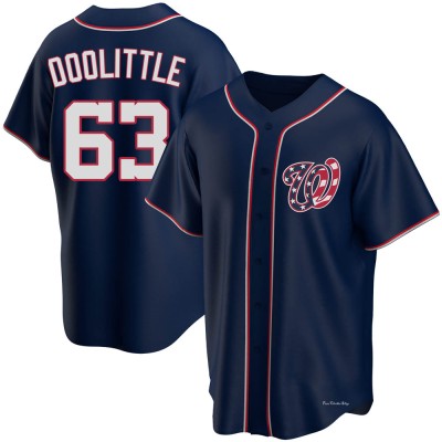 Men's Sean Doolittle Washington Nationals Replica Navy Alternate Team Jersey