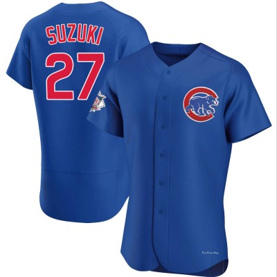 Men's Seiya Suzuki Chicago Cubs Authentic Royal Alternate Jersey