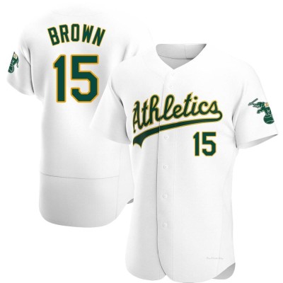 Men's Seth Brown Oakland Athletics Authentic White Home Jersey