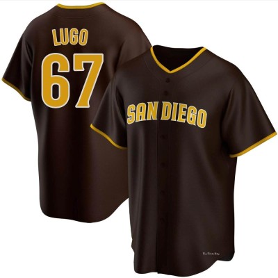 Men's Seth Lugo San Diego Padres Replica Brown Road Jersey