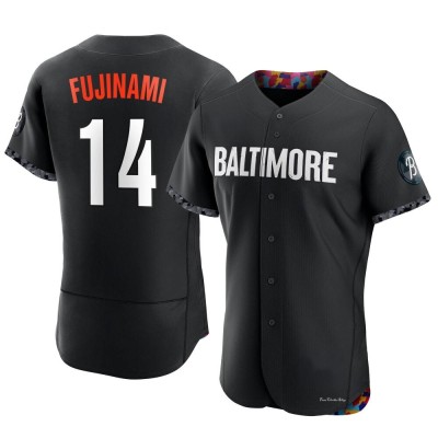 Men's Shintaro Fujinami Baltimore Orioles Authentic Black 2023 City Connect Jersey