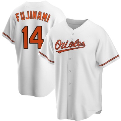 Men's Shintaro Fujinami Baltimore Orioles Replica White Home Jersey