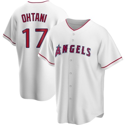 Men's Shohei Ohtani Los Angeles Angels Replica White Home Jersey