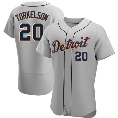 Men's Spencer Torkelson Detroit Tigers Authentic Gray Road Jersey