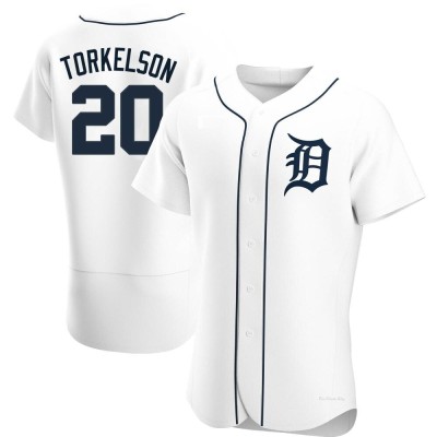 Men's Spencer Torkelson Detroit Tigers Authentic White Home Jersey