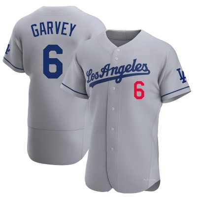 Men's Steve Garvey Los Angeles Dodgers Authentic Gray Away Jersey