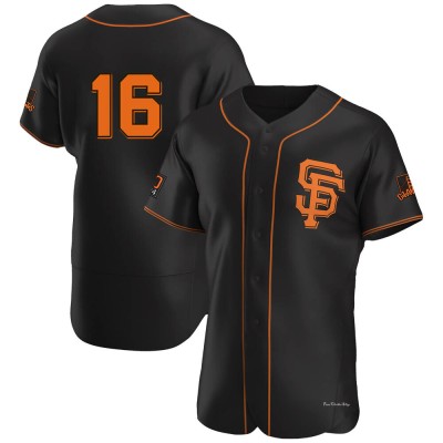 Men's Steve Ontiveros San Francisco Giants Authentic Black Alternate Jersey