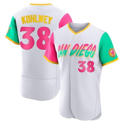 Men's Taylor Kohlwey San Diego Padres Authentic White 2022 City Connect Jersey