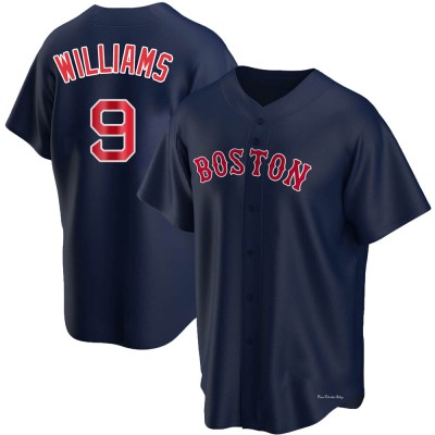 Men's Ted Williams Boston Red Sox Replica Navy Alternate Jersey