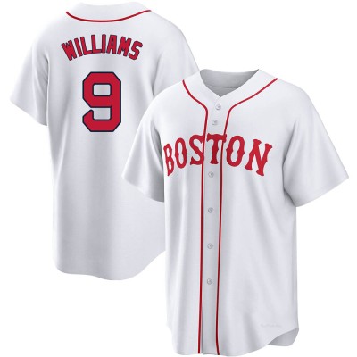 Men's Ted Williams Boston Red Sox Replica White 2021 Patriots' Day Jersey