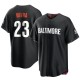 Men's Terrin Vavra Baltimore Orioles Replica Black 2023 City Connect Jersey