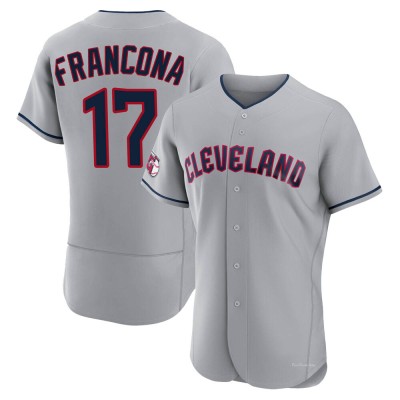 Men's Terry Francona Cleveland Guardians Authentic Gray Road Jersey