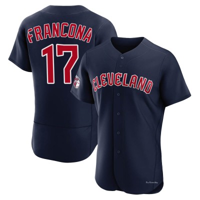 Men's Terry Francona Cleveland Guardians Authentic Navy Alternate Jersey