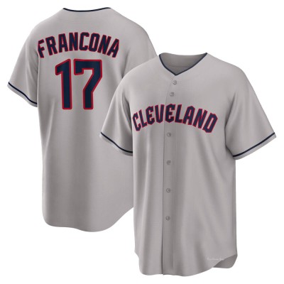 Men's Terry Francona Cleveland Guardians Replica Gray Road Jersey