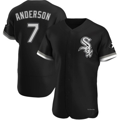 Men's Tim Anderson Chicago White Sox Authentic Black Alternate Jersey