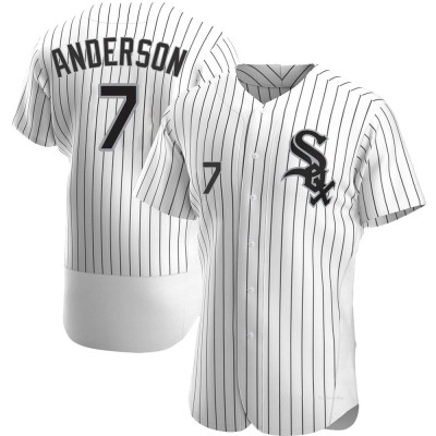 Men's Tim Anderson Chicago White Sox Authentic White Home Jersey