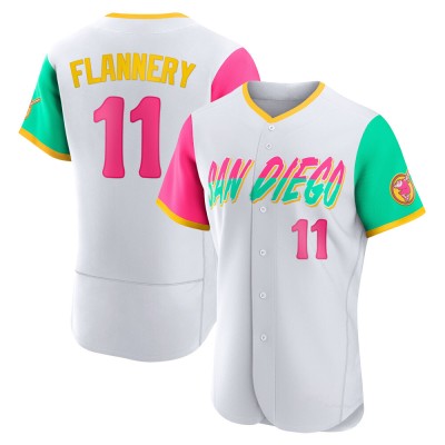 Men's Tim Flannery San Diego Padres Authentic White 2022 City Connect Jersey