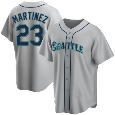 Men's Tino Martinez Seattle Mariners Replica Gray Road Jersey