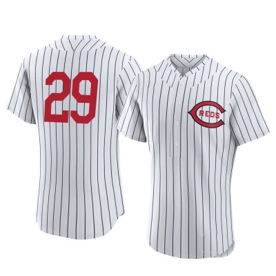 Men's TJ Friedl Cincinnati Reds Authentic White 2022 Field Of Dreams Jersey