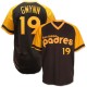 Men's Tony Gwynn San Diego Padres Authentic Brown Throwback Jersey