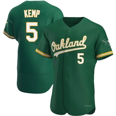 Men's Tony Kemp Oakland Athletics Authentic Green Kelly Alternate Jersey