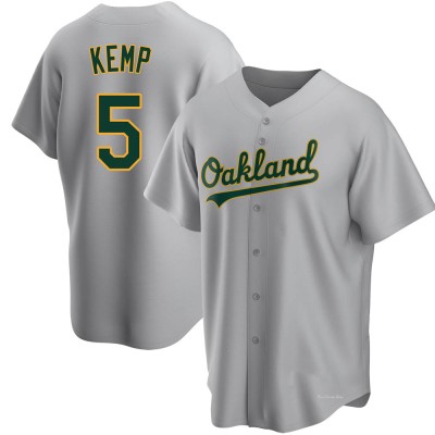 Men's Tony Kemp Oakland Athletics Replica Gray Road Jersey