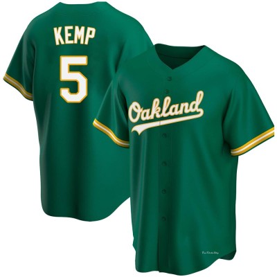 Men's Tony Kemp Oakland Athletics Replica Green Kelly Alternate Jersey