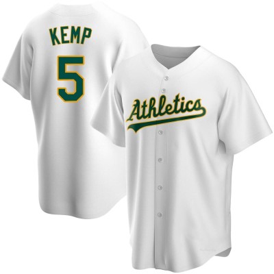 Men's Tony Kemp Oakland Athletics Replica White Home Jersey