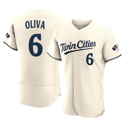 Men's Tony Oliva Minnesota Twins Authentic Cream Alternate 2023 Jersey