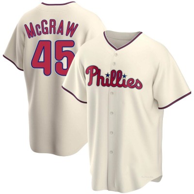 Men's Tug McGraw Philadelphia Phillies Replica Cream Alternate Jersey