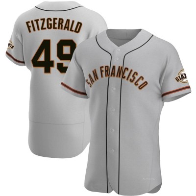 Men's Tyler Fitzgerald San Francisco Giants Authentic Gray Road Jersey