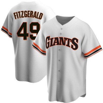 Men's Tyler Fitzgerald San Francisco Giants Replica White Home Cooperstown Collection Jersey