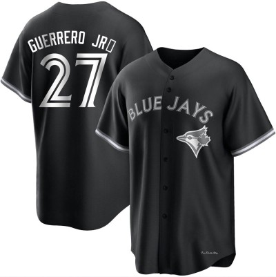 Men's Vladimir Guerrero Jr. Toronto Blue Jays Replica Black/White Jersey